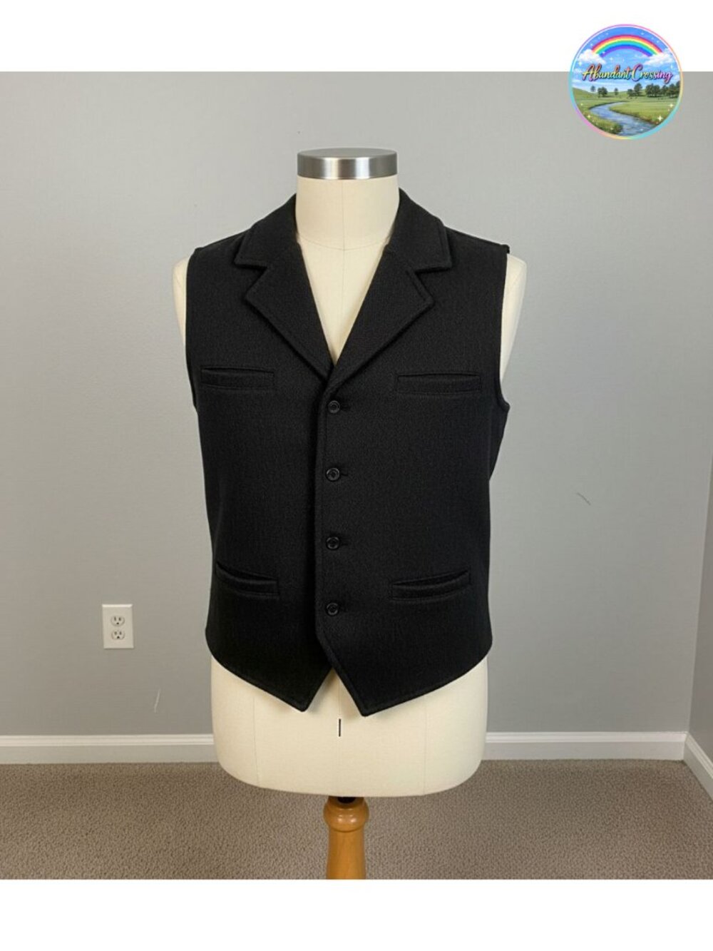 Mens Tweed Vest Herringbone Waistcoat Polyester Wool Blend Business Wedding